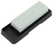 Noże kuchenne - KAI Kamień do ostrzenia 400/1000 z podstawą czarny - miniaturka - grafika 1