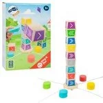 Small Foot Kubb drewniana gra zręcznościowa wieża - Gry planszowe - miniaturka - grafika 1