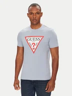 Koszulki męskie - Guess T-Shirt M2YI71 I3Z14 Niebieski Slim Fit - miniaturka - grafika 1