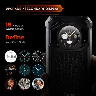 FOSSiBOT F101 PRO 8GB/128GB Czarno-pomarańczowy - Telefony komórkowe - miniaturka - grafika 12
