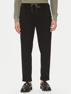 Spodnie męskie - Liu Jo Spodnie materiałowe QA5080 J4776 Czarny Regular Fit - miniaturka - grafika 1