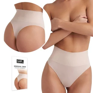 ﻿STRINGI wyszczuplające Gatta String Correct modelujące WYSOKI STAN - XL - Majtki damskie - miniaturka - grafika 1