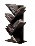 Półki do salonu - REGAŁ DRZEWKO PÓŁKA NA KSIĄŻKI 5 PÓŁEK NADSTAWKA DEKORACJA ORGANIZER, 65CM - miniaturka - grafika 1