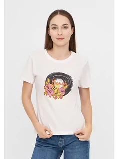 Koszulki i topy damskie - Bench Koszulka "Anita" w kolorze białym - grafika 1