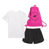 Dresy i komplety dla dziewczynek - Komplet dziewczęcy sportowy TAPSF081 4F - miniaturka - grafika 1