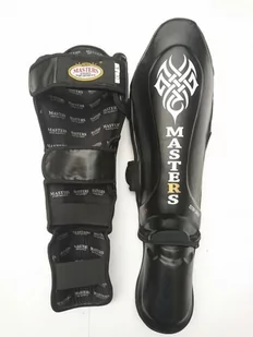 Masters FIGHT EQUIPMENT Ochraniacze piszczeli i stopy, NS-100, rozmiar L - Ochraniacze do sportów walki - miniaturka - grafika 1