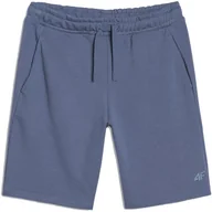 Spodnie sportowe męskie - Spodenki męskie krótkie 4F granatowe dresowe Sportowe z kieszeniami S - miniaturka - grafika 1