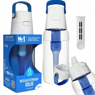 Dafi bidon butelka filtrująca SOLID 0,5L Niebieska - Butelki filtrujące Dafi bidon butelka filtrująca SOLID 0,5L Niebieska - Butelki filtrujące - miniaturka - grafika 1