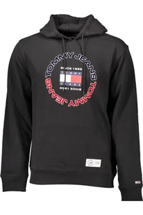 BLUZA TOMMY HILFIGER BEZ ZAMKA CZARNA MĘSKA - Portfele - miniaturka - grafika 1