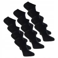 Skarpetki męskie - Czarne NISKIE STOPKI MĘSKIE Skarpetki 12Pak r. 39-42 - miniaturka - grafika 1