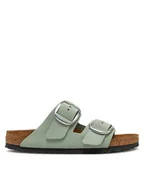 Klapki i japonki damskie - Birkenstock Klapki Arizona Big Buckle 1029311 Zielony - miniaturka - grafika 1