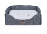 Legowiska dla psów - Ami Play Sofa legowisko dla Psa 2in1 Hygge S Szary - miniaturka - grafika 1
