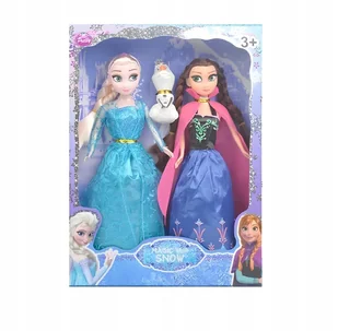 Lalki Elsa I Anna Resteq 28Cm Z Filmu Kraina Lodu Frozen Zestaw Lalek Z Ruc - Lalki dla dziewczynek - miniaturka - grafika 1