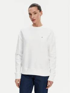 Calvin Klein Bluza K20K208092 Biały Regular Fit - Bluzy damskie - miniaturka - grafika 1