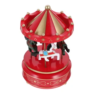 CAROUSEL MUSIC BOX DECOR ROMANTIC CAROUSEL MUSIC - Grzechotki dla dzieci - miniaturka - grafika 1