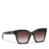 Okulary przeciwsłoneczne - Okulary przeciwsłoneczne Furla Sunglasses SFU621 WD00055-A.0116-AN000-1-060-20-CN-D Brązowy - miniaturka - grafika 1
