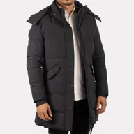 Kurtki męskie - Kurtka Męska Cross Jeans Puchowa Granatowa 81258-001 XL Granatowy - miniaturka - grafika 1