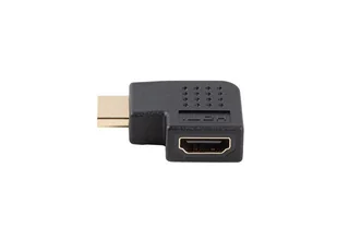 Adapter hdmi(m)->hdmi(f) 4k kątowy lewo czarny lanberg - Inne akcesoria audio-wideo - miniaturka - grafika 1