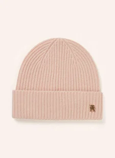 Tommy Hilfiger Kaszmirowa Czapka pink - Czapki damskie - miniaturka - grafika 1