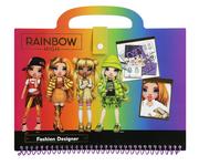 Prace ręczne dla dzieci - Szkicownik Do Projektowania Mody Rainbow High - miniaturka - grafika 1