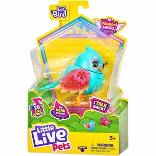 LITTLE LIVE PETS Pojedyncze opakowanie S12 Bird - Surfy Chirps (26307) 26307 - Zabawki interaktywne dla dzieci - miniaturka - grafika 2