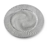 Talerze - BLANCHE COLOURS Podtalerz Art. Dekoracy33x33xh2cm - miniaturka - grafika 1