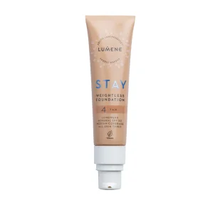 Lumene Stay SPF30 długotrwały podkład 4 Tan - Podkłady do twarzy - miniaturka - grafika 1