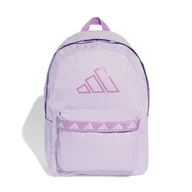 Plecaki szkolne i tornistry - Plecak szkolny ADIDAS CL TAPE BPK JX9076 – Fioletowy - miniaturka - grafika 1