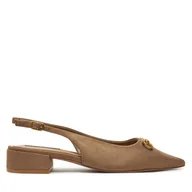 Sandały damskie - Sandały Nine West WFA2991-1 Beżowy - miniaturka - grafika 1
