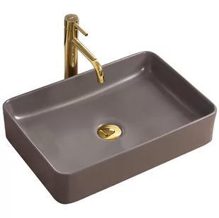 Rea Umywalka nablatowa Avia Grey Mat U0841 - Umywalki - miniaturka - grafika 1