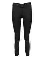 Spodnie sportowe damskie - adidas Legginsy sportowe "TRN" w kolorze czarnym - miniaturka - grafika 1