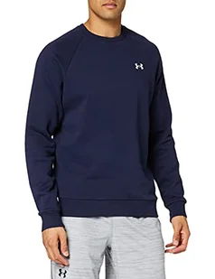 Under Armour Męski sweter sportowy Ua Rival Cotton Crew o luźnym kroju, wygodny i ciepły sweter męski - Swetry męskie - miniaturka - grafika 1
