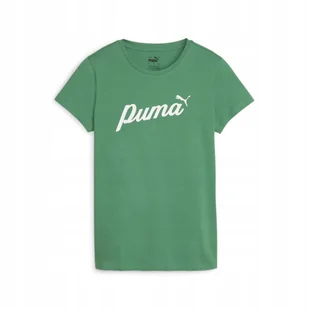 PUMA KOSZULKA ESS+ SCRIPT 67931586 r M - Koszulki i topy damskie - miniaturka - grafika 1