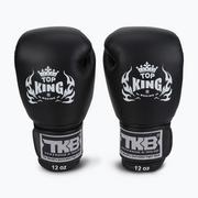 Rękawice bokserskie - Rękawice bokserskie Top King Muay Thai Ultimate Air black - miniaturka - grafika 1
