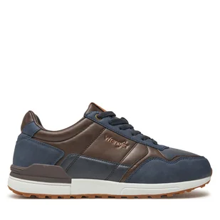 Sneakersy Wrangler Curtis 20243019 Brązowy - Sneakersy męskie - miniaturka - grafika 1
