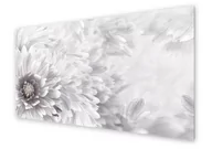 Dekoracje domu - Panel kuchenny HOMEPRINT Makro kwiat w szarościach 120x60 cm - miniaturka - grafika 1