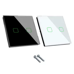 Dotykowy włącznik światła Maclean, podwójny, SMART, Tuya APP, szklany, czarny z kwadratowym podśw. przycisku, 86x86mm, MCE717B - Wyłączniki światła i elektryczne - miniaturka - grafika 9