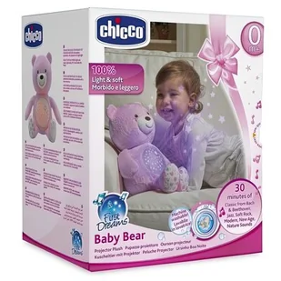 Chicco Miś z projektorem różowy 80151 - Projektory dla dzieci - miniaturka - grafika 1