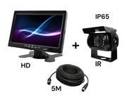 Car Video - Monitor samochodowy LCD 7 cali 12/24V kabel 5M oraz kamera cofania 4pin zestaw HD - miniaturka - grafika 1