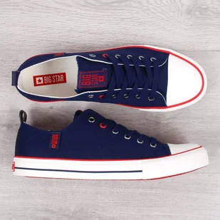 Trampki niskie Big Star M JJ174060 (kolor Granatowy, rozmiar 42) - Buty sportowe męskie - miniaturka - grafika 4