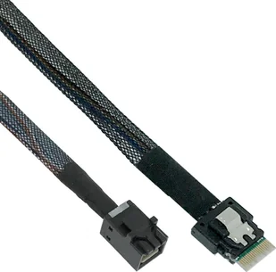 InLine SFF-8654 - SFF-8643, 0.5m, Czarny 27643A - Kable komputerowe i do monitorów - miniaturka - grafika 1