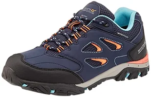 Regatta Unisex Baby Holcombe Iep Low Jnr buty trekkingowe, Granatowy Ognisty Koral - 20 EU - Buty dla dziewczynek - miniaturka - grafika 1