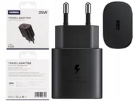 Ładowarki do telefonów - JELLICO ładowarka sieciowa EU25 PD 25W 1xUSB-C + kabel USB-C - USB-C Czarny - miniaturka - grafika 1