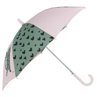 Parasole - Parasol przeciwdeszczowy kot i serca green pink KIDZROOM - miniaturka - grafika 1