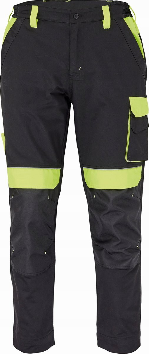 Cerva Spodnie robocze ochronne długie MAX VIVO żółty 46 *