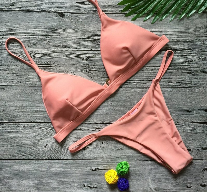 Bikini Brazylijskie Dwuczęściowy Strój Kąpielowy STRINGI - S