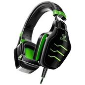 Słuchawki - Q-SMART Cobra QSHXB050 Czarno-zielony - miniaturka - grafika 1