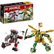 Klocki - LEGO Ninjago Starcie Lloyda z Mechem EVO 71781 - miniaturka - grafika 1