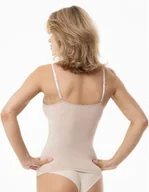 Bielizna nocna - KOSZULKA JULIMEX SIMPLE CAMI TOP BRA BEZ (kolor beż, rozmiar M) - miniaturka - grafika 1