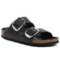 Klapki i japonki damskie - Klapki BIRKENSTOCK - Arizona Big Buckle 1011075  Black - miniaturka - grafika 1